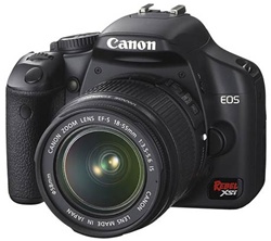 Canon EOS Rebel XSi APS-C Digital SLR Camera (Body Only)