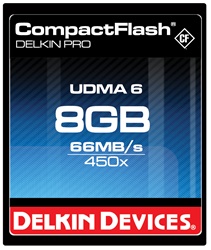 Delkin 8gb CompactFlash PRO 450x UDMA 6