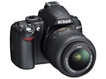 Nikon D3000 FX-Format Digital SLR Camera Outfit (w/ Nikkor 18-55mm VR Lens)